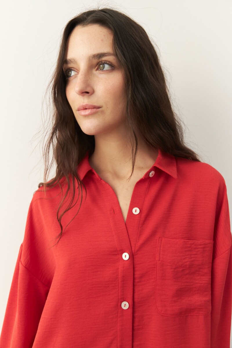 CAMISA AQUA Rojo