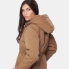 Campera Dama Sherpa Abrigo Impermeable Legacy Beige