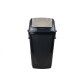 Tarro de residuos con tapa vaivén 45 lts Ecoblack NEGRO