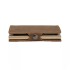 Billetera Tarjetero Dellorean Protección RFID Anticlonación Variante Color Marron Claro