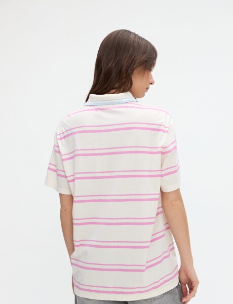 Remera polo Georgina Off white