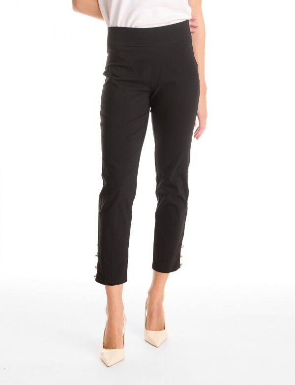 Pantalon Botones NEGRO
