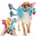 Peluche Mascota Jirafa Sonido Perros Gatos Cuerda Resistente Color Variante Celeste