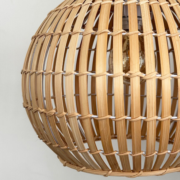 Lámpara colgante campana bambú Ø40cm IX9140