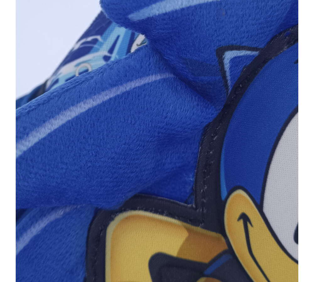 Mochila Carro Sonic 3D Azul/Negro