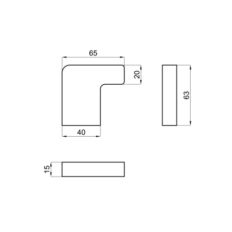 PERCHA PARA BAÑO NEGRO MATE MODELO URBAN C NOKEN 000
