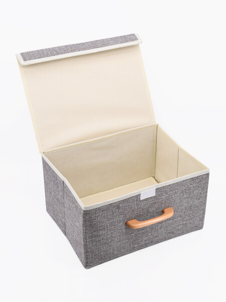 ORGANIZADOR TIPO CAJA TAPA GRIS