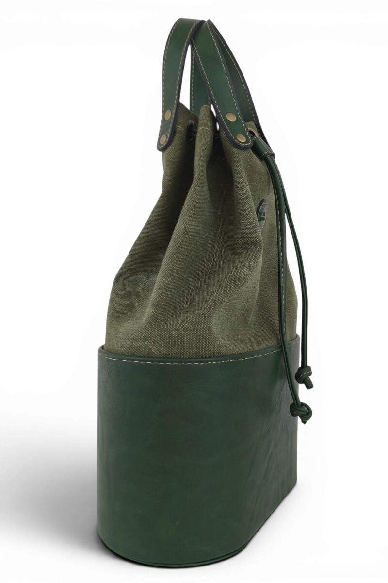 Matera bolso con división Verde