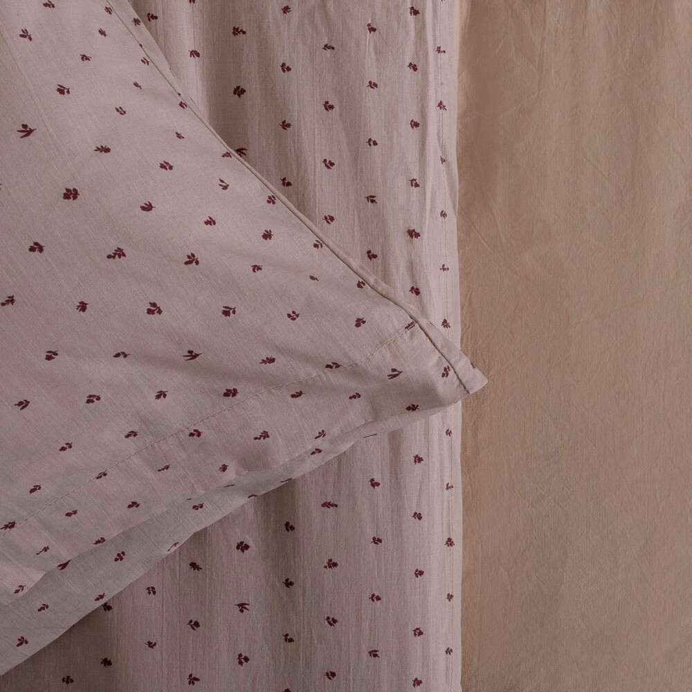JGO SÁBANAS, 2 PLAZAS ALGODON MULTICOLOR 180H GARMENT WASHED FLOWER
