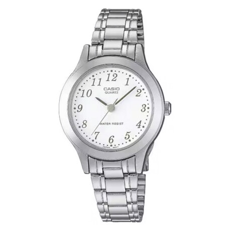 RELOJ CASIO LTP1128A-7BRDF CLÁSICO ACERO INOXIDABLE PLATEADO 0