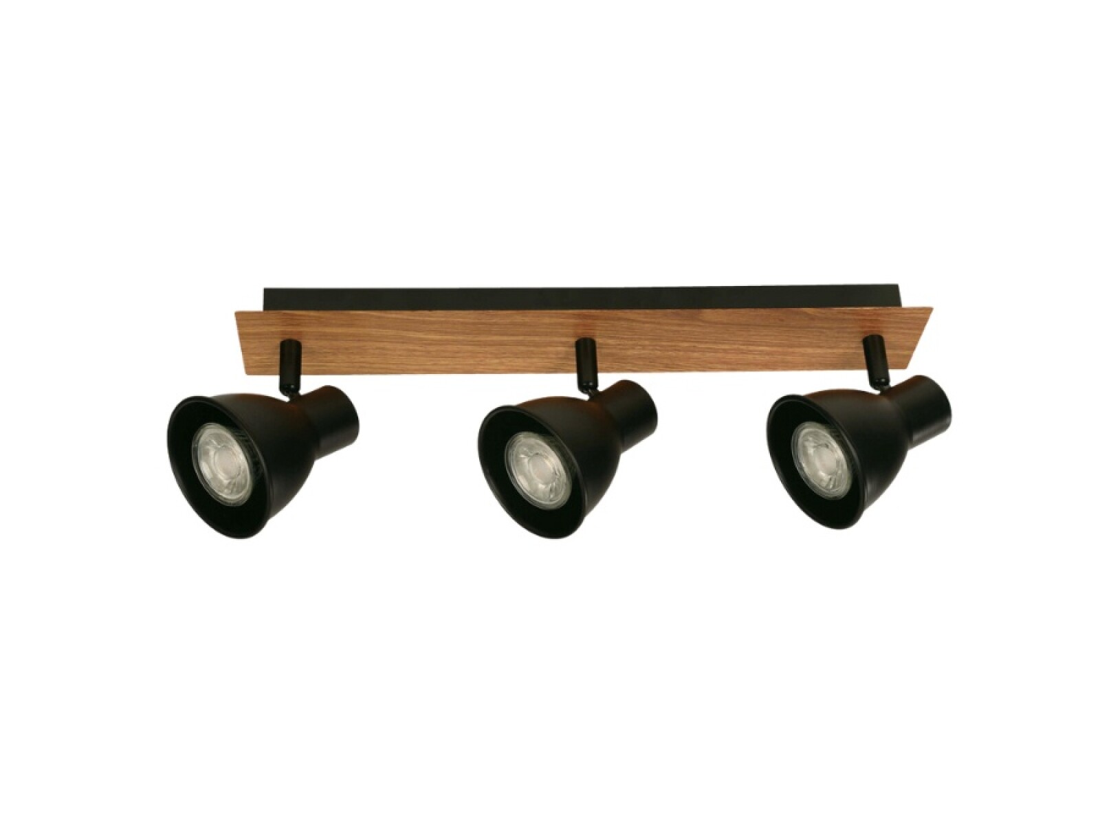 APLIQUE 3L GU10 RUSTICO NEGRO 