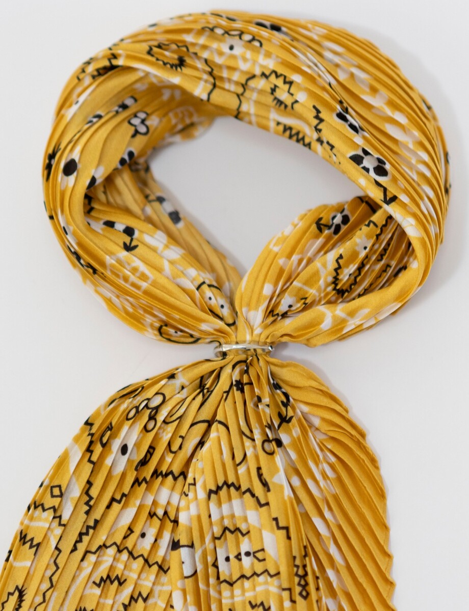 Pañuelo Flores - Amarillo/multi 