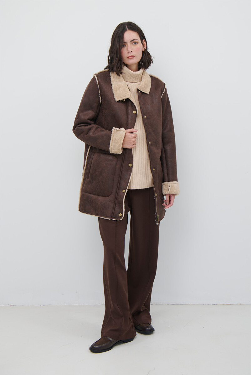 CHAQUETON GLACIAR - MARRON 