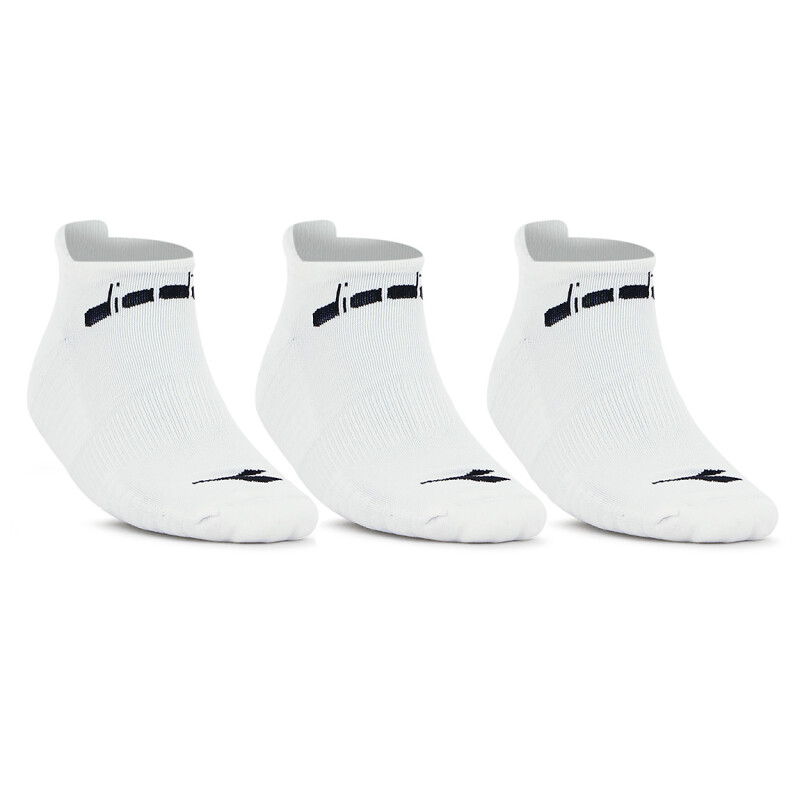 Medias Soquetes Diadora Blanco-Negro