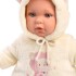 Bebe Muñeca Llorens Julia Pijama Osito Realista Cuerpo Tela Variante Modelo Julia Rosa