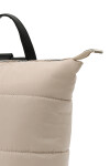 Mochila puffer Beige