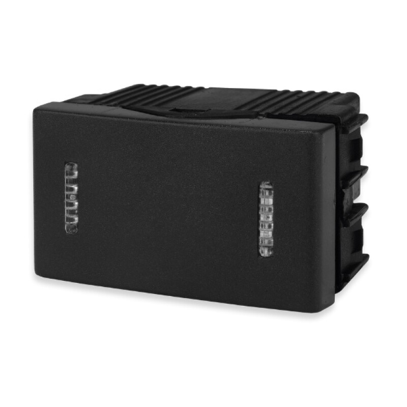INTERRUPTO BIPOLAR COMBINACION 10A/ 250V. NEGRO INTERRUPTO BIPOLAR COMBINACION 10A/ 250V. NEGRO