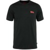 Polo Fjallraven Abisko Wool Logo SS M Hombre Black