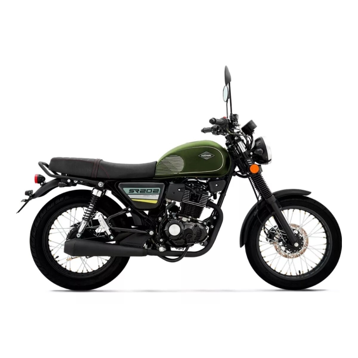 Moto Keeway Calle Retro Sr202 - Verde 