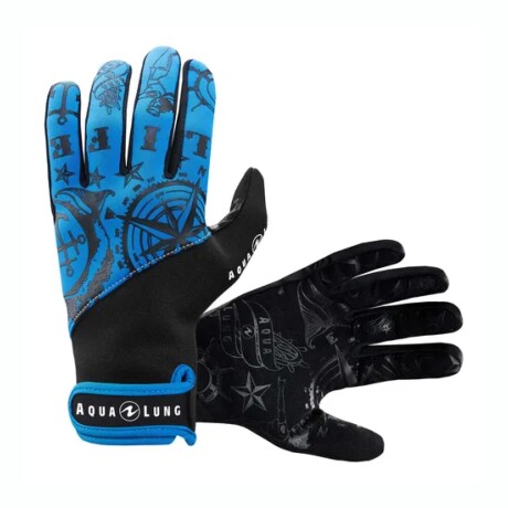 Guantes De Natación AQUALUNG Admiral III Men Talle L - Blue BLack Guantes De Natación AQUALUNG Admiral III Men Talle L - Blue BLack