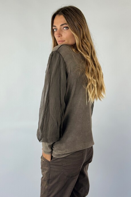 BLUSA DERYA Marron