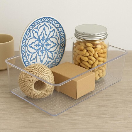 ORGANIZADOR ACRILICO RECTANGULAR 30X20X6CM ORGANIZADOR ACRILICO RECTANGULAR 30X20X6CM