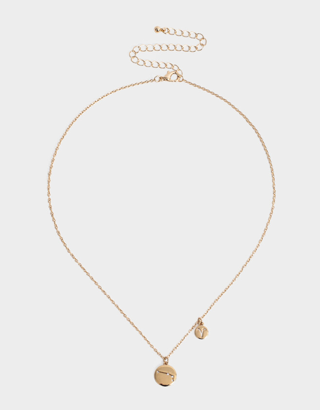 Cadena Corta con Dije Capsula Especial Cadena Corta Con Dije Aries - Dorado