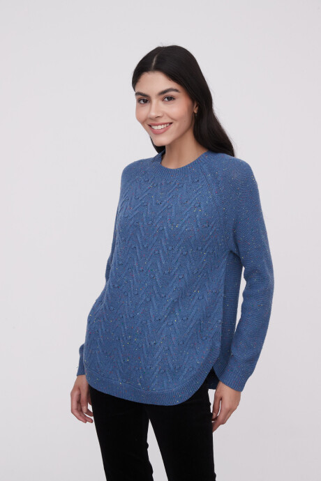 Sweater Pier Azul Piedra