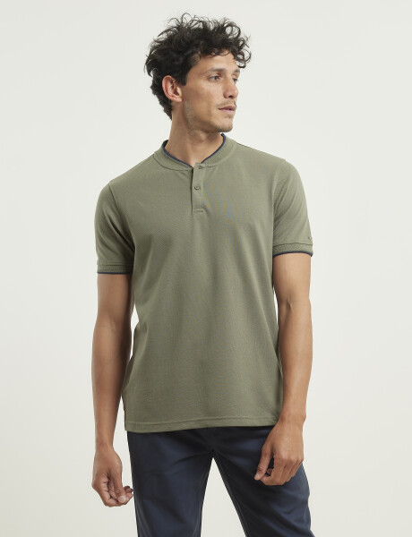 520150 REMERA HARRINGTON LABEL Verde