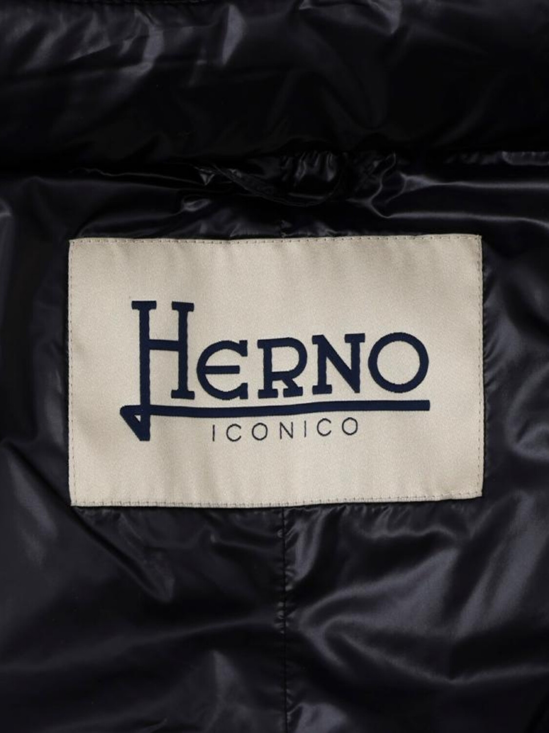 Herno-Chaqueta de nylon rellena de plumas, Dora Negro