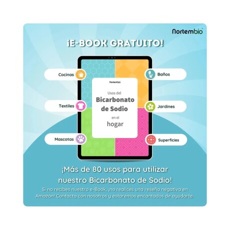 Bicarbonato de Sodio ecologico Nortembio 700 G 001