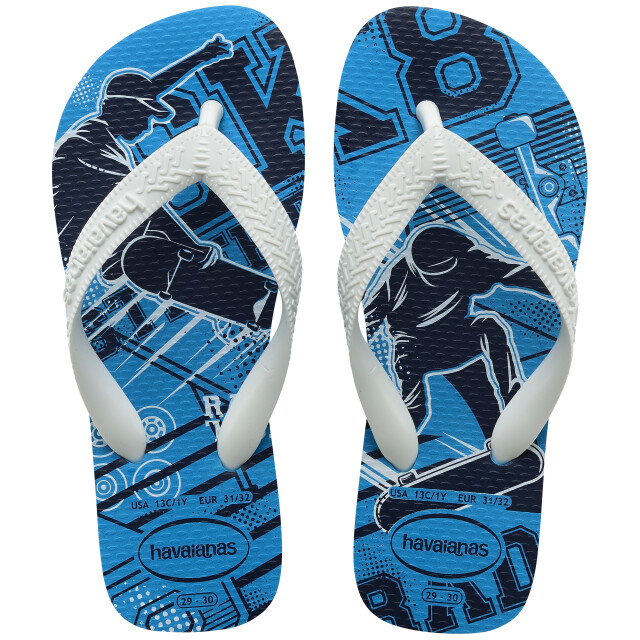 Sandalias Infantiles Havaianas Kids Athletic Turquesa