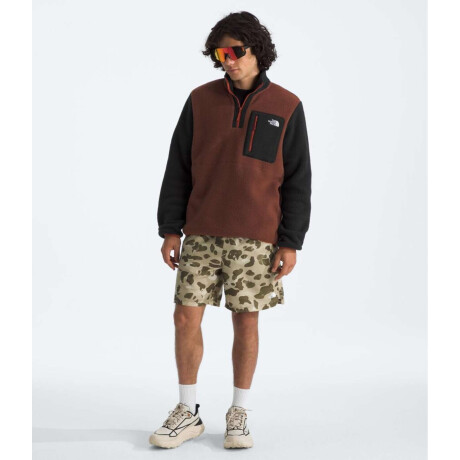 Buzo Yumiori Cierre 1/4 Ember Soil/tnf Black/ir