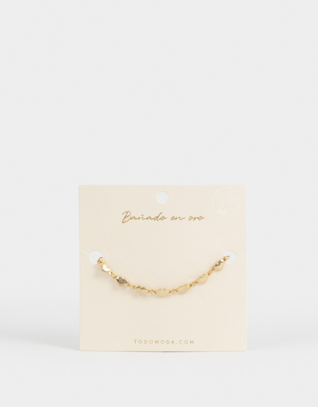 Pulseras Flexibles Bañada en Oro Pulsera Flexible Bañada En Oro - Dorado