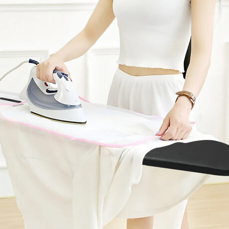 Tabla De Planchar Ajustable 5 niveles Plegable Porta Plancha Negro