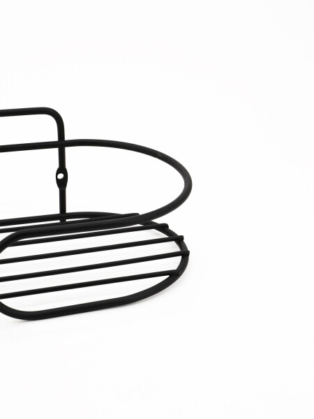 ESTANTE ORGANIZADOR DE METAL NEGRO