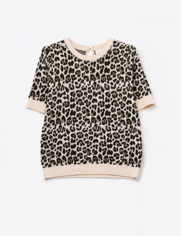 Buzo Animal Print MULTI/BEIGE