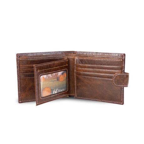 Billetera Cuero Vulcano Whisky