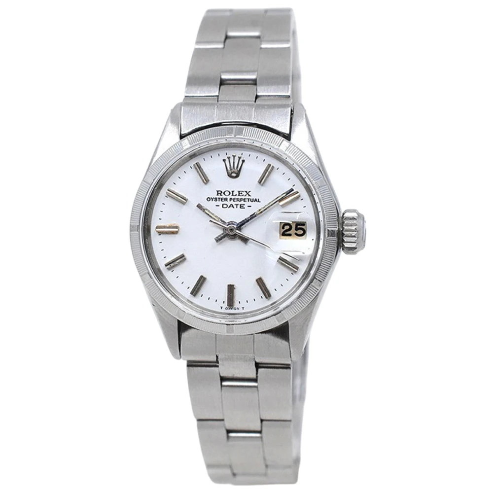 Rolex Date Dama 6516 Año 1968 Caja 25 Mm Acero Inoxidable Rolex Date Dama 6516 Año 1968 Caja 25 Mm Acero Inoxidable