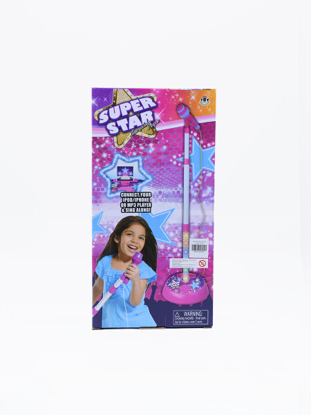 MICROFONO SUPER START ROSADO