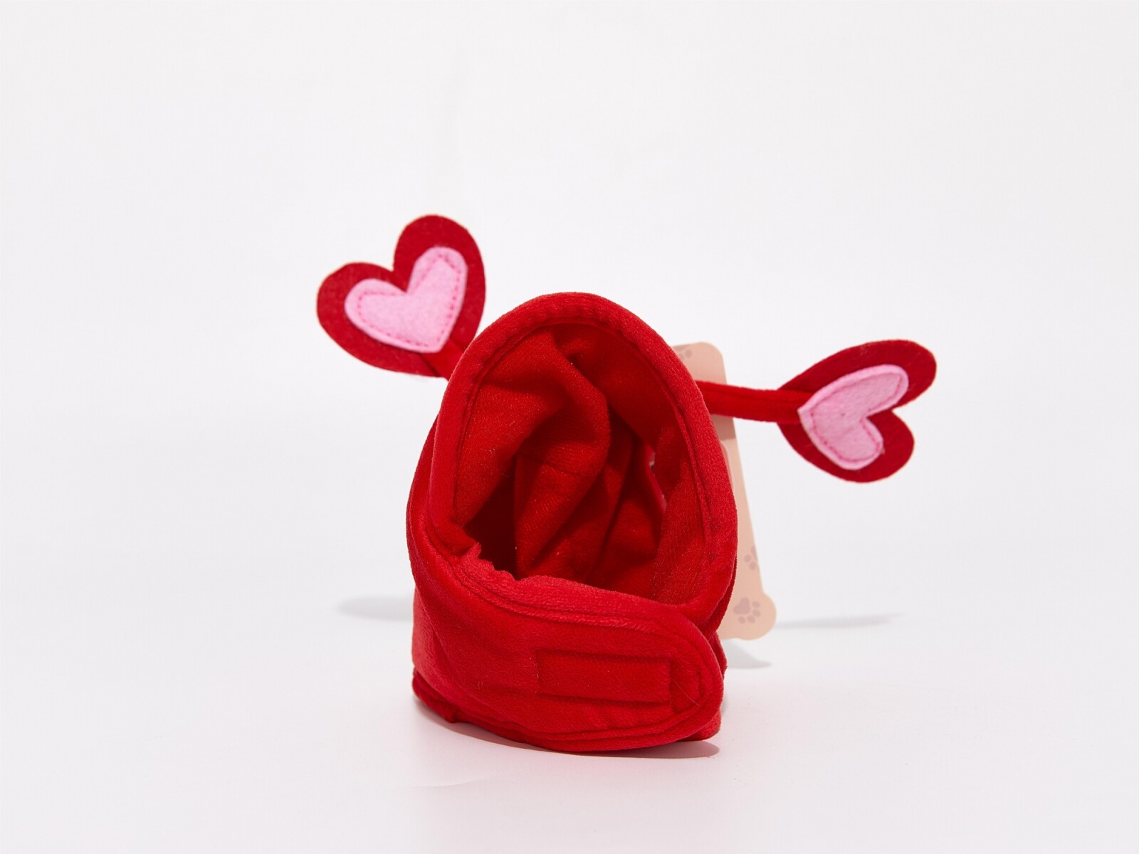 SOMBRERO PARA MASCOTAS (ROJO DISEÑO CORAZÓN) 