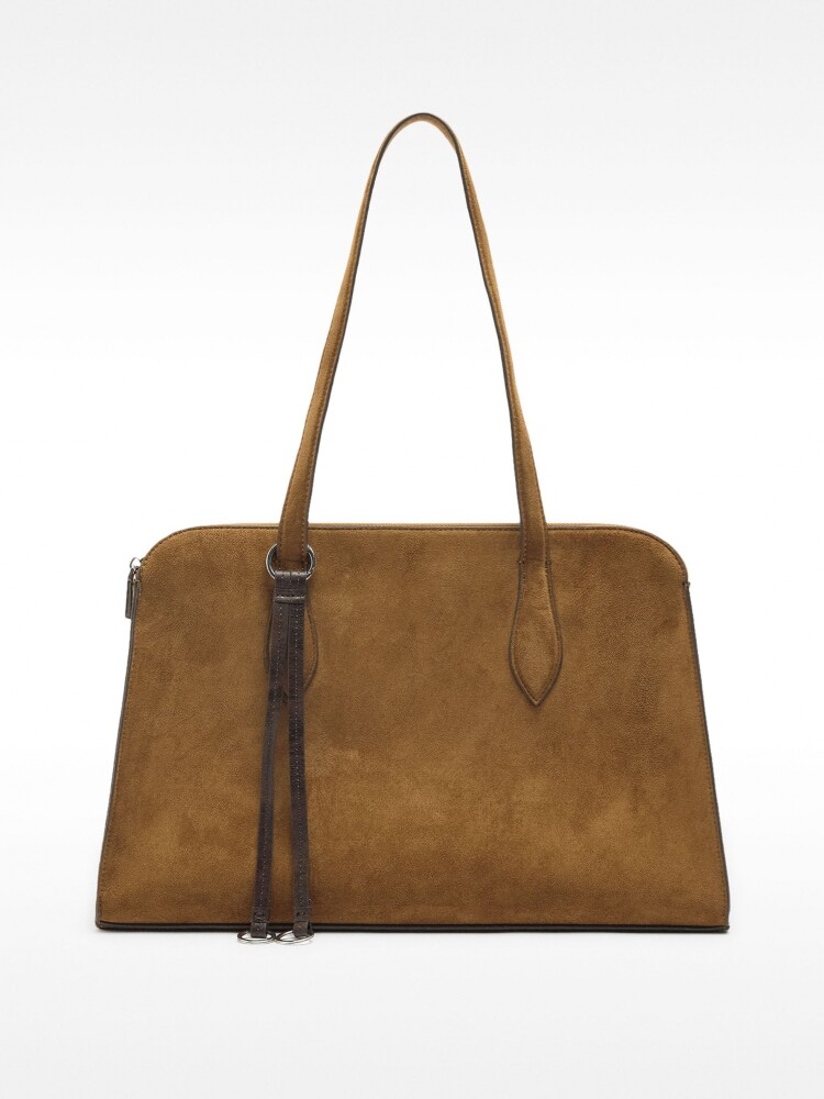 Bolso Para Portátil Efecto Piel camel
