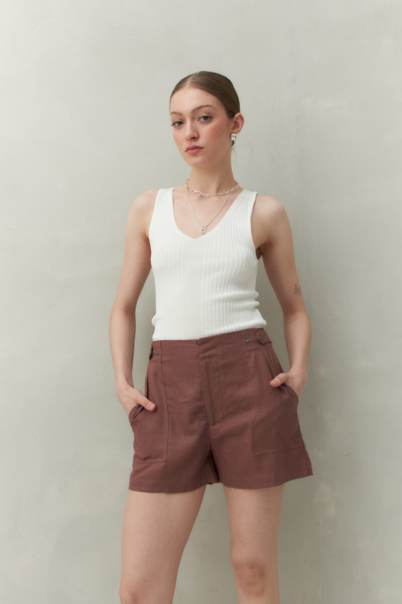 SHORT NILS - Chocolate 