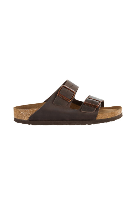 Sandalia Arizona Soft Footbed Oiled Leather - Estrecho Habana