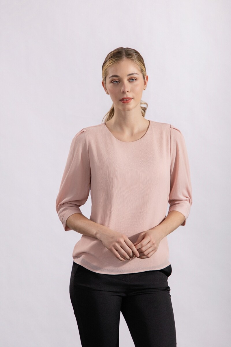 Blusa de Gasa. Rosa
