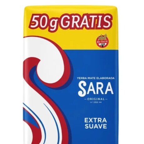 YERBA SARA 1/2 KG PROMO + 50GRS EXTRA SUAVE (AZUL) YERBA SARA 1/2 KG PROMO + 50GRS EXTRA SUAVE (AZUL)