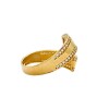 Anillo Cruzado -Oro bajo-Piedra Zirconia-AN8211 conpiedra
