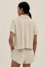 TOWEL SHORT SLEEVE SHIRT Cream