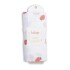 LJ4 Manta Muselina Lulujo 100x100 Strawberries Lulujo