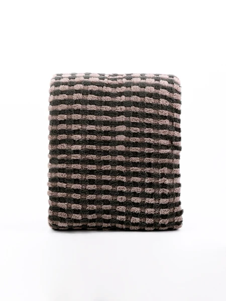 FLANNEL TRAMA RAYAS 2 PLAZAS VISON
